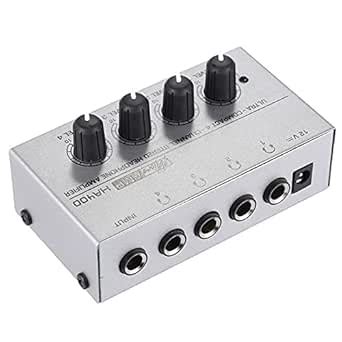 Wowobjects® HA400 Ultra-Compact 4 Channels Mini o Stereo Headph ...