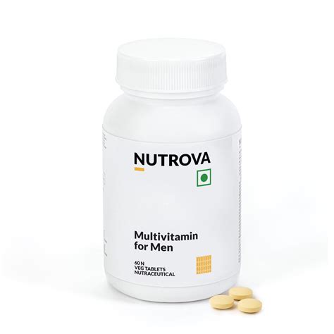 Nutrova Multivitamins For Men - A daily multivitamin with Coenzyme Q10 ...