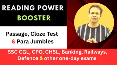 CLOZE TEST SERIES (SSC CGL & CPO 2017-2023) LIVE + RECORDED WITH PDF