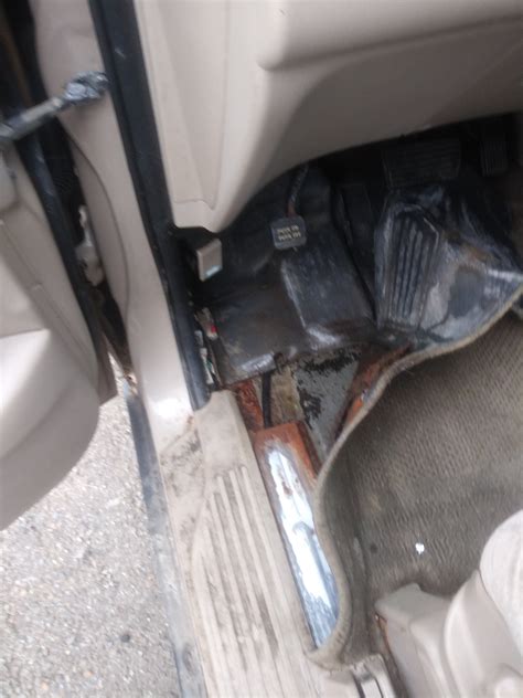 2000 Odyssey driver side floor wet after rain. | Honda Odyssey Forum