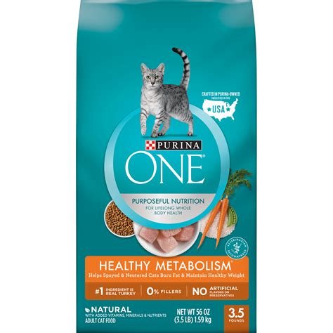 Purina ONE Weight Control, Natural Dry Cat Food, Healthy Metabolism, 3. ...