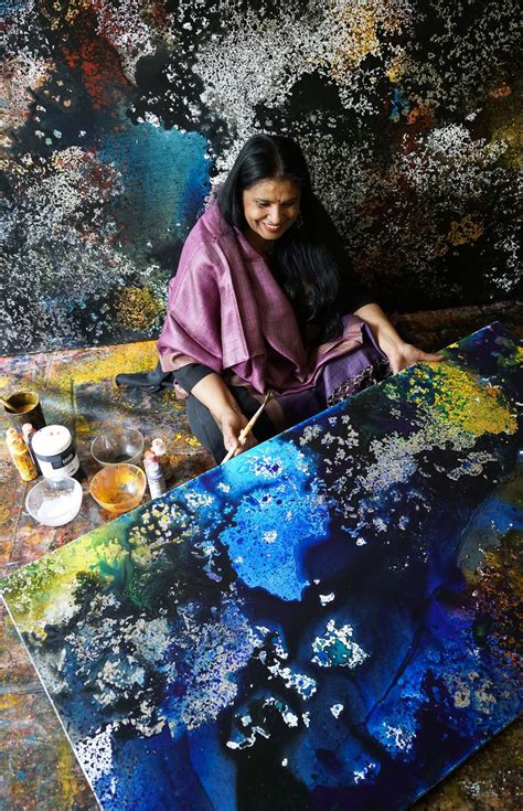 'Spacescapes': Indian Painter Sujata Bajaj Shares Her Journey Into The ...