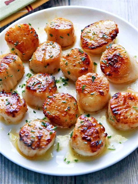 Pan seared sea scallops – Artofit
