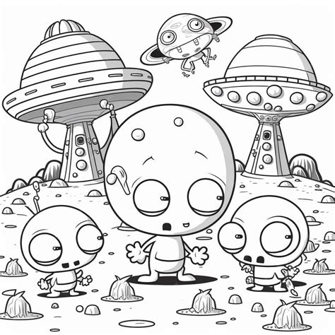 Alien Family Cartoon 的图像结果