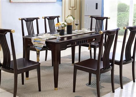 新古典中式风格-中式非洲黑檀木板台椅 「我在家」一站式高品质新零售家居品牌