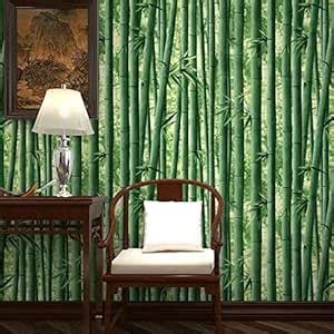 Eurotex Wood Green Bamboo 3D Design Wallpaper Roll for Covering Living ...