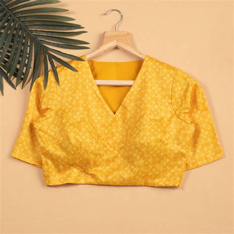 Floral Printed V Neck Blouse – Fabcurate