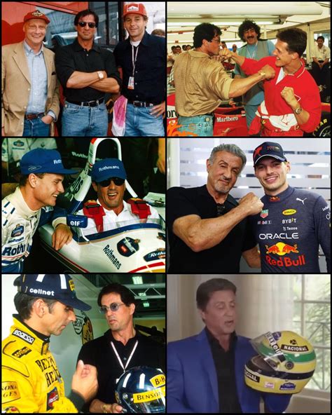 Sylvester Stallone definitely is a real Formula One enthousiast : r/formula1