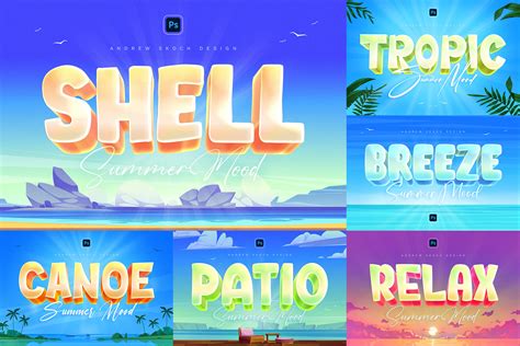 Summer Text Effects Graphic by Sko4 · Creative Fabrica