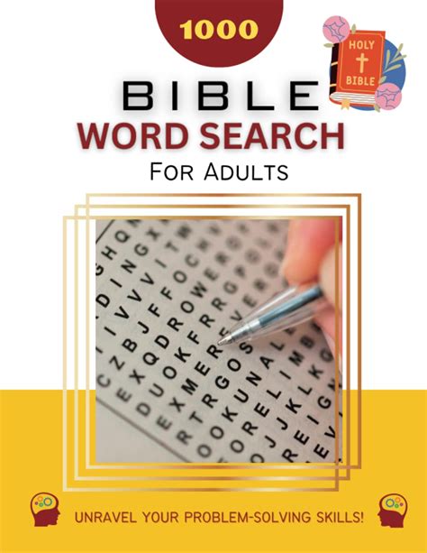 Buy 1000 Bible Word Search Puzzles For Adults - Unravel Your Problem ...
