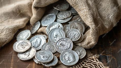 Premium Photo | 30 pieces of silver a payment to Judas Iscariot from ...