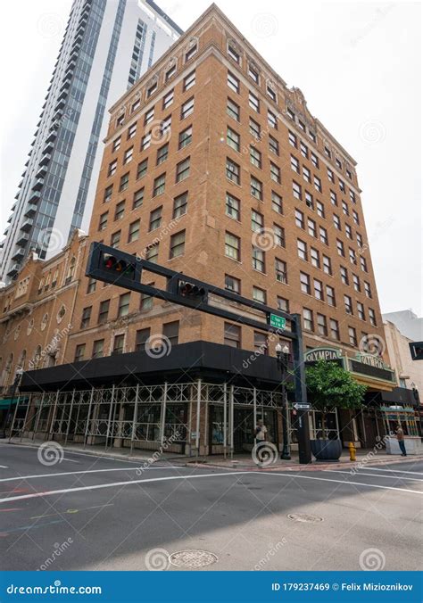 Historic Olympia Theater Downtown Miami FL Flagler Street Editorial ...