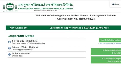 RFCL Recruitment 2024: Apply for 28 Management Trainees posts till ...