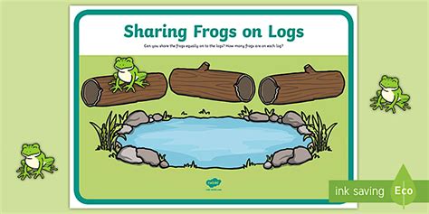 Sharing Frogs on Logs Activity