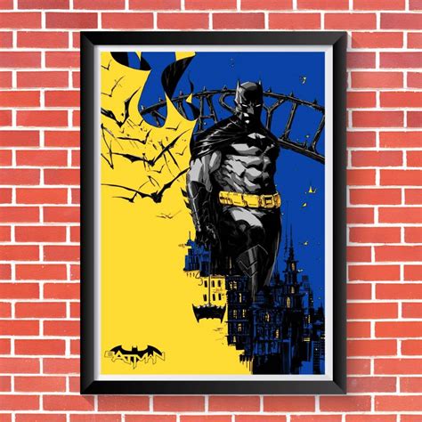 Batman Poster Wall Art Home Decorative Item (Multicolour, 12 X 18 inch ...