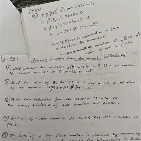 Find the value of beta, so that x=1 and y=1 is a solution of the ...