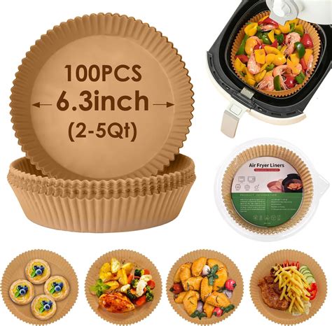 Amazon.com: UOUYOO Air Fryer Silicone Pot,3 pack Air Fryer Silicone ...