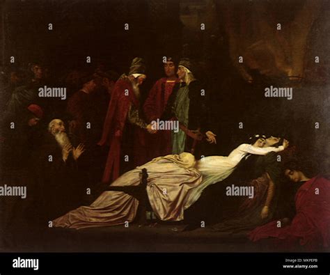 The Reconciliation of the Montagues and Capulets Stock Photo - Alamy