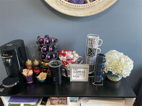 Office Coffee Station Coffee Bar Ideas For An Office | A Blissful Nest