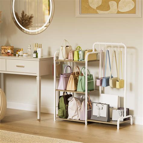 17 Stories Purse Organizer With Purse Hanger And Purse Hooks For Bag ...