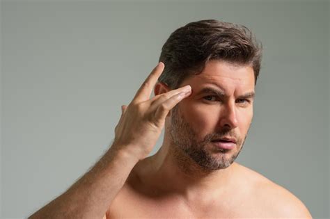 Cosmetic cream for man spa male model skincare product for skin face ...