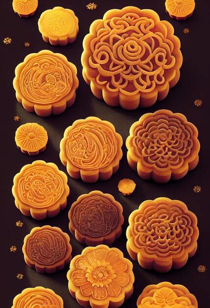 Exquisite midautumn mooncakes | Premium Photo