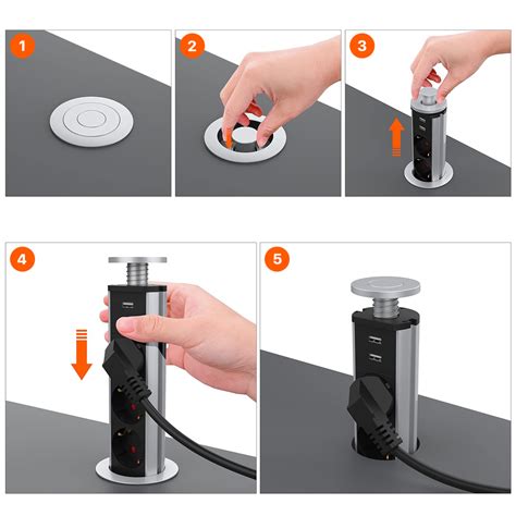 Uticnica pop-up sa 3 mesta promer 80mm - Mob-Shop