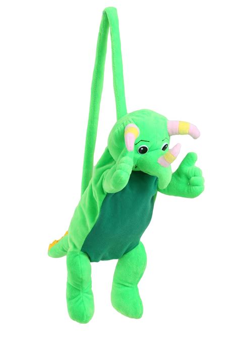 Snapklik.com : Magic School Bus Liz Lizard Green Polyester Cartoon Purse