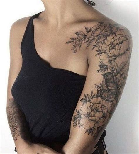 arm tattoo for women colored