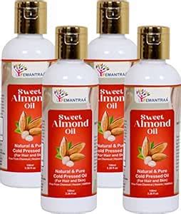 Buy Lifemantraa Natural Cold Pressed Sweet Almond Oil - Pure Badam Tel ...