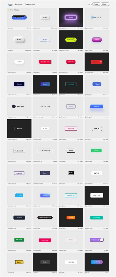 Best 13 決定版?!50個のCSSボタンを一発コピペ、自分好みにカスタマイズできるCSSButtons.io – Artofit