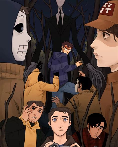 Creepypasta: 240 ideas to save today from "Marble hornets🖤"