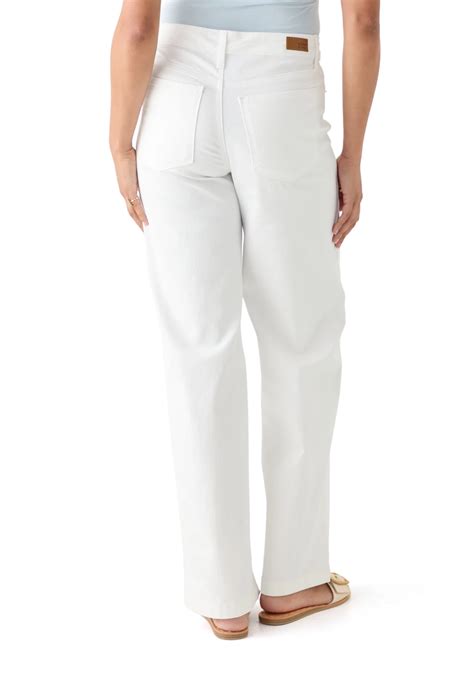 Crown & Ivy™ Women's High Rise Slim Wide Leg Jeans | Belk