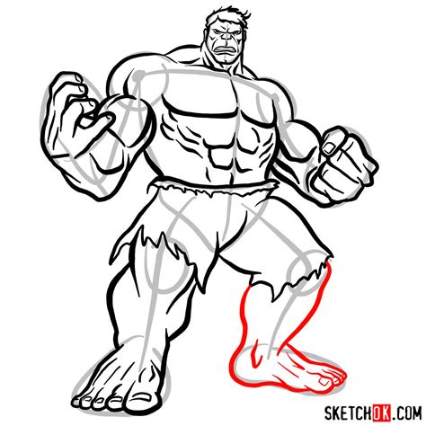 Learn How To Draw The Hulk The Hulk Step By Step How To Draw The Hulk