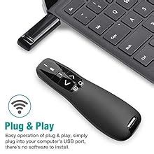 Famous Quality® Wireless Laser Powerpoint PPT Presenter Slide Changer ...