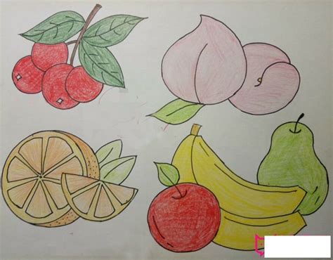 简单的水果简笔画图片，富含营养的水果-儿童简笔画大全