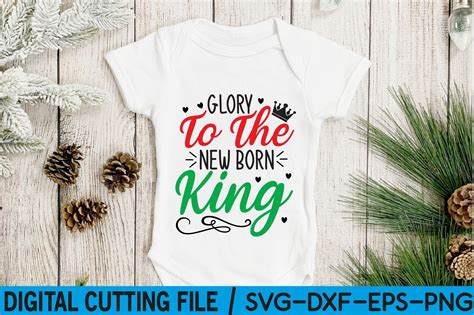 Glory to the New Born King Svg Graphic by digital svg design stor · Creative Fabrica