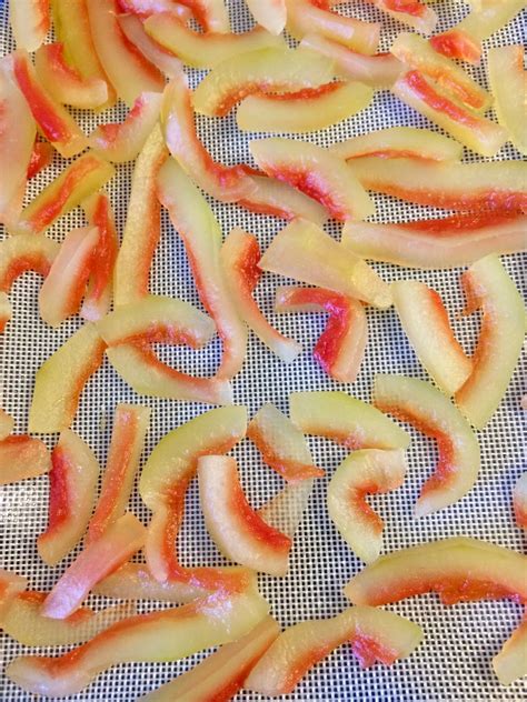 Savory Moments: Candied watermelon rind