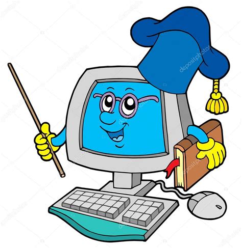 Computer Teacher Cartoon 的图像结果