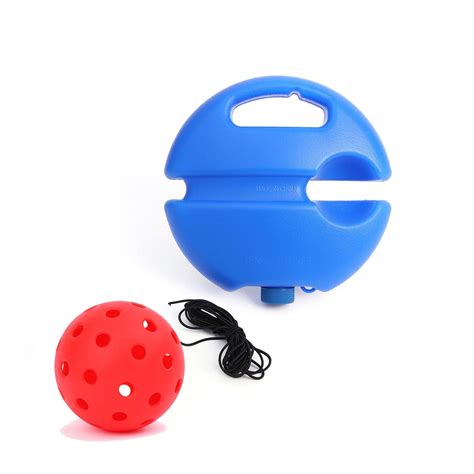 Pickleball Trainer Baseboard with 40 Holes Pickleball Ball Rope for ...