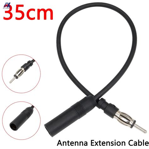 Car Radio Antenna Extension Cable 35cm 13inch Car FM AM Radio Car Antenna Extension Cable Cord ...