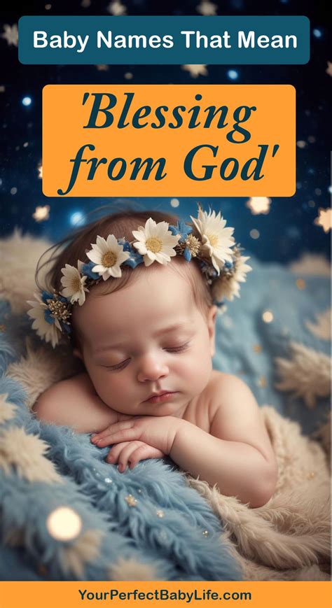 Best 13 80 Beautiful Baby Names Meaning ‘Blessing from God’ – Artofit