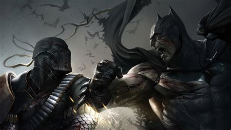Batman Vs Deathstroke Arkham Origins Wallpaper Deathstroke Phone