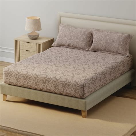 Buy LAYERS Basicx Cotton 120TC Printed 3Pcs Queen Bedsheet Set from ...