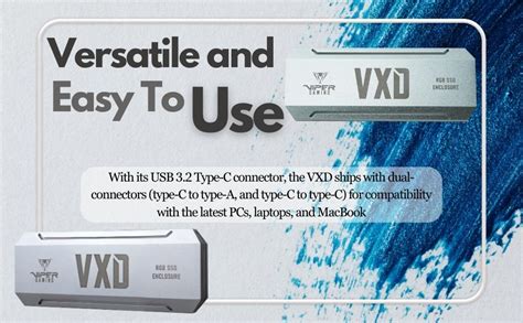 Patriot Memory VXD M.2 PCIe RGB SSD Enclosure PV860UPRGM : Amazon.in ...