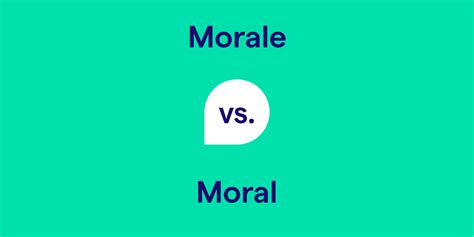 Morale vs. Moral: What's the Difference?