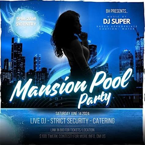 BH Presents Mansion Pool Party, 677 Illinois St, Gary, 12 January 2025 ...