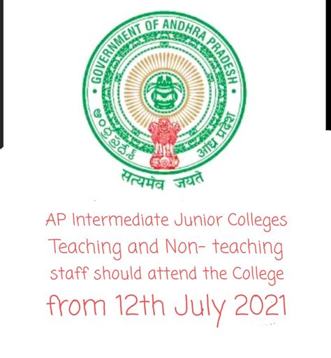 AP Intermediate Junior Colleges Teaching and Non- teaching staff should ...