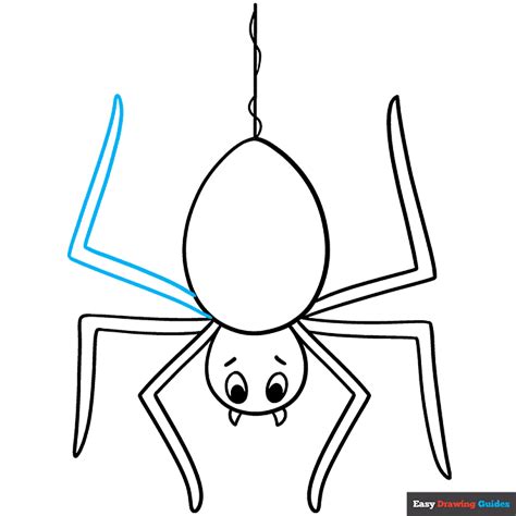 How to Draw a Spider - Really Easy Drawing Tutorial
