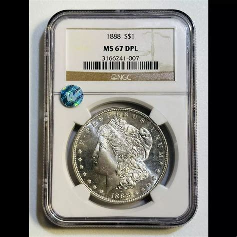 1888 Morgan Silver Dollar NGC MS-67 DPL Sight White - Bob Paul Rare Coins